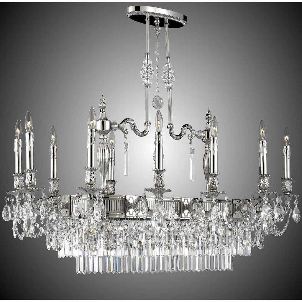 Antique Black Glossy Five Light Flush Mount A969903