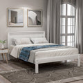 White Twin Bed Frame P8045