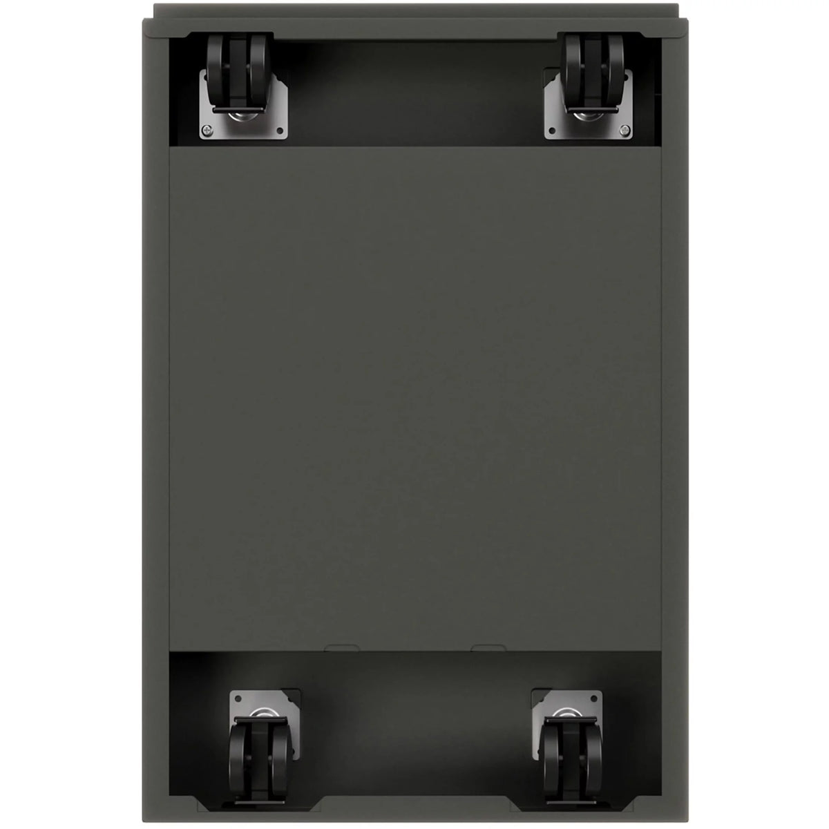 Charcoal 2-Drawer Mobile Pedestal File Cabinet S620
