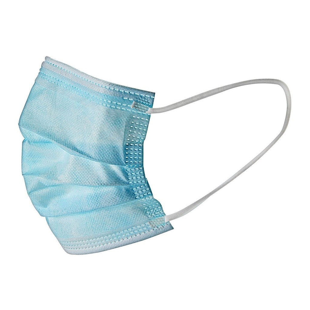3-Ply Disposable Face Masks, 10 Pack, Blue P716