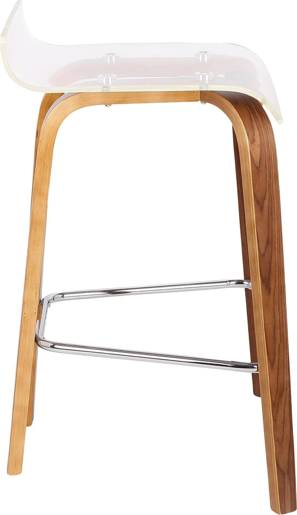 Clear Walnut Counter Stool V1016