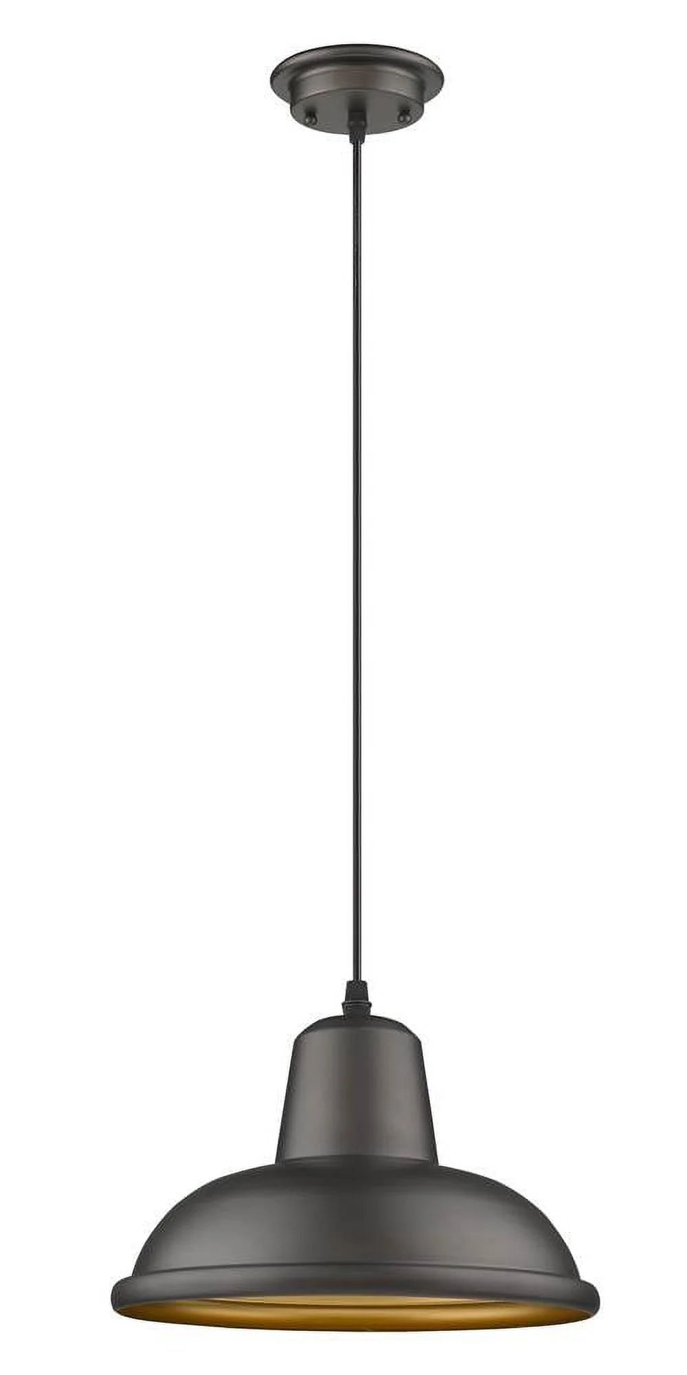 1 Light Rubbed Bronze Ceiling Mini Pendant V872578