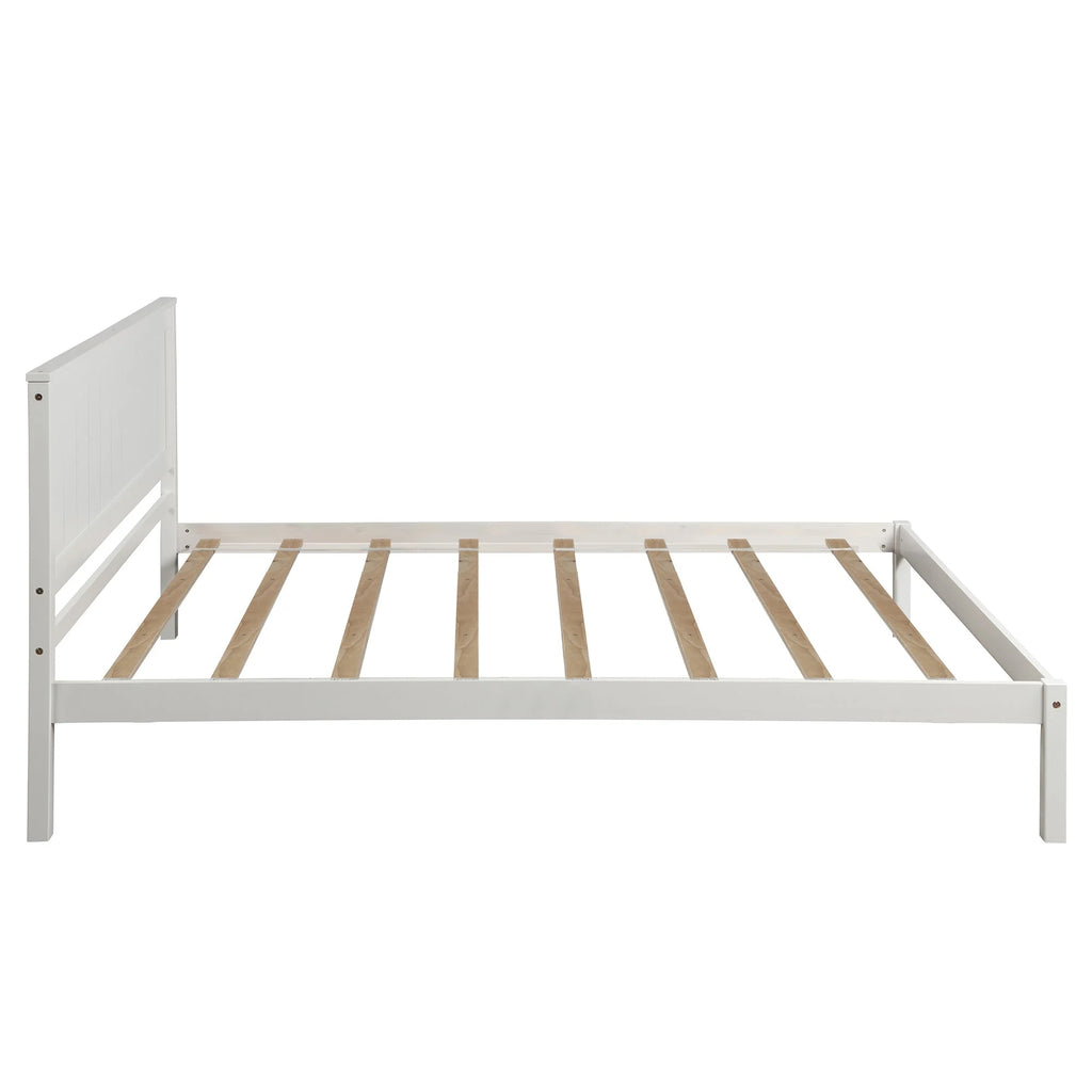 White Twin Bed Frame P8045