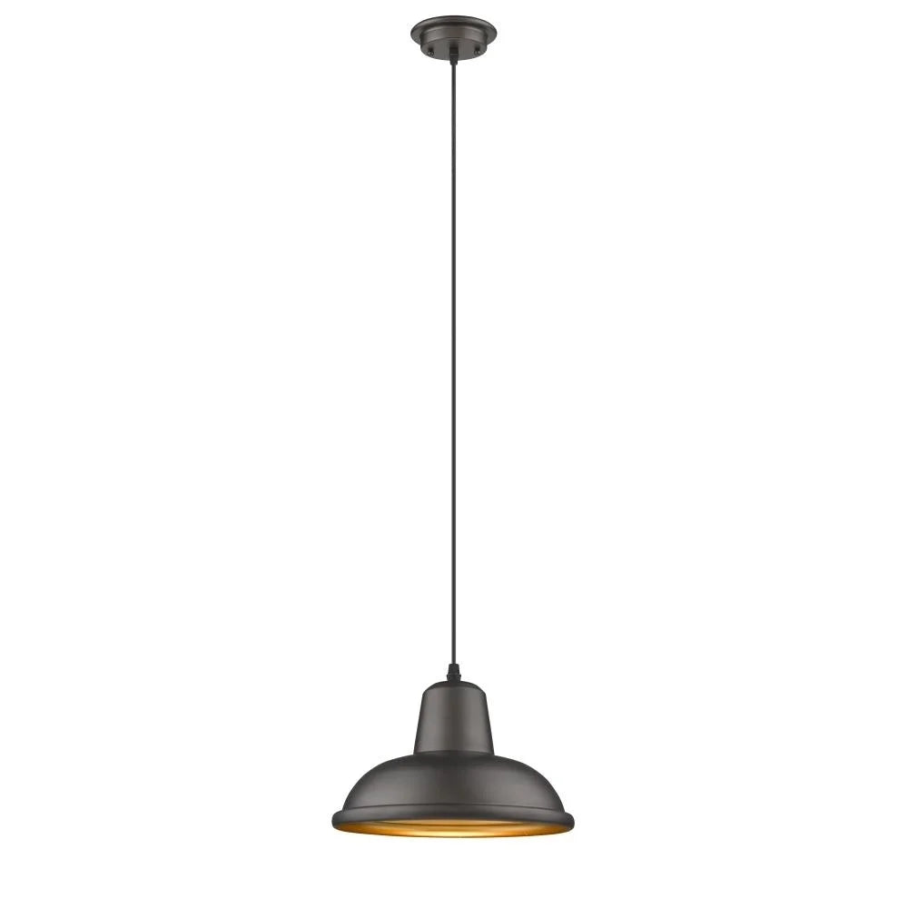 1 Light Rubbed Bronze Ceiling Mini Pendant V872578