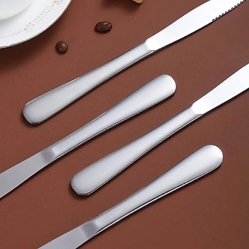 Set of 8 Stainless Steel Serrated Steak Knife Set J7303
