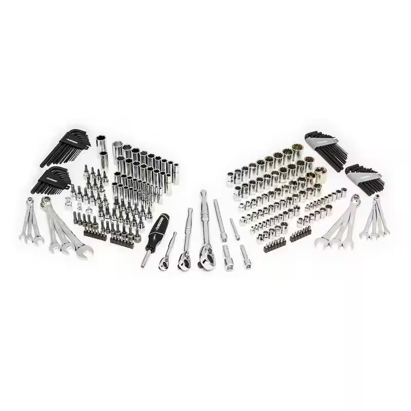 1/4 in., 3/8 in. and 1/2 in. 72-Tooth Ratchet Mechanics Tool Set (244-Piece) A3704