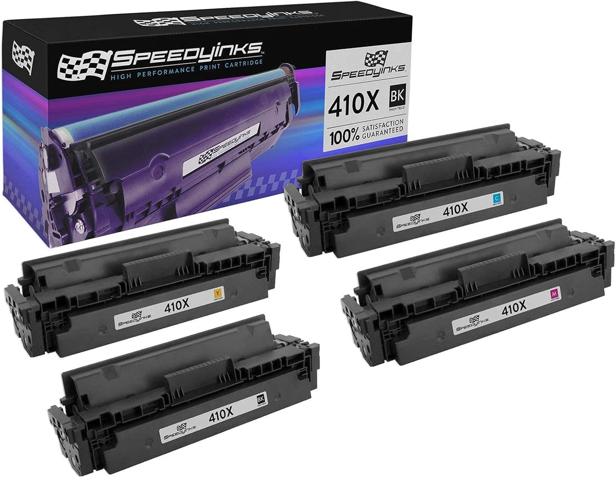 Compatible Toner Cartridge Replacement for HP 410X High-Yield 4-Pack E5674