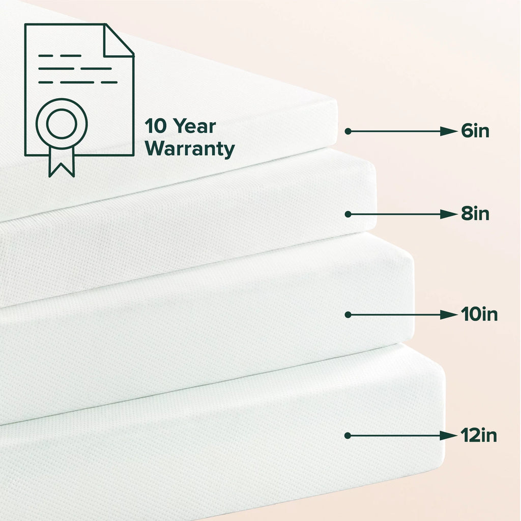 10 Green Tea Memory Foam Mattress L715850
