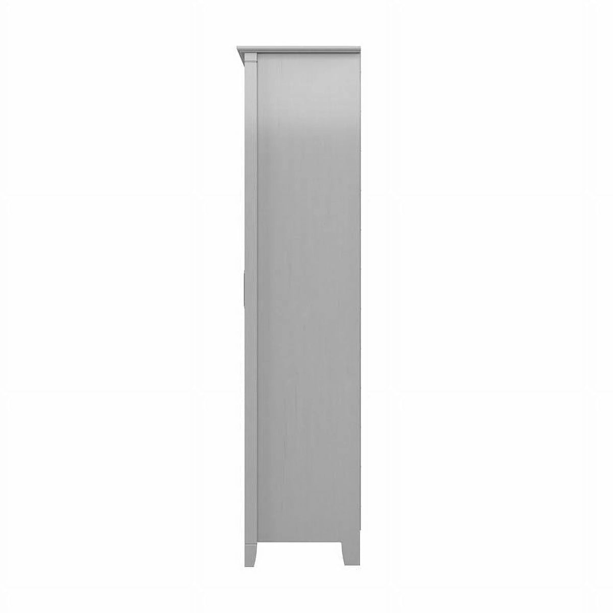 Tall Storage Cabinet with Doors in Gray E803