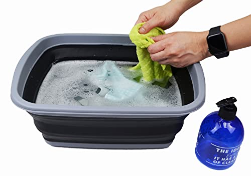 10L Collapsible Plastic Dish Tub S2419
