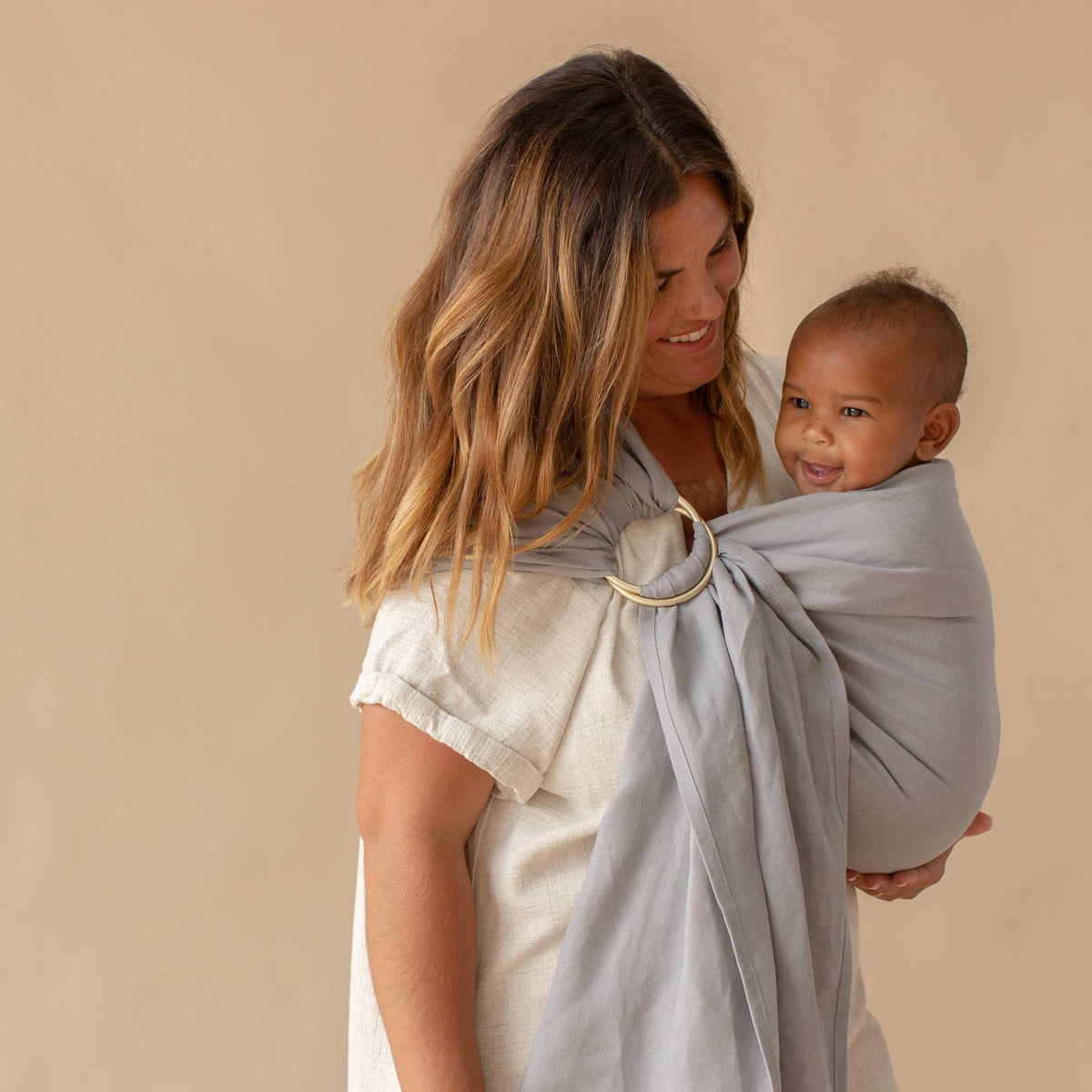 Owl/Gold Ring Sling Baby Carrier W512229