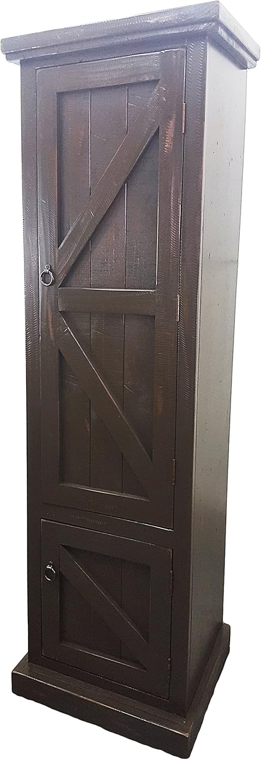 Rustic Single Door Armoire R37959