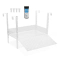 Extra Large Wide Hanging Turtle Basking Platform 17x16 Aquatic Reptile Ramp Dock with Foot Grips N858549