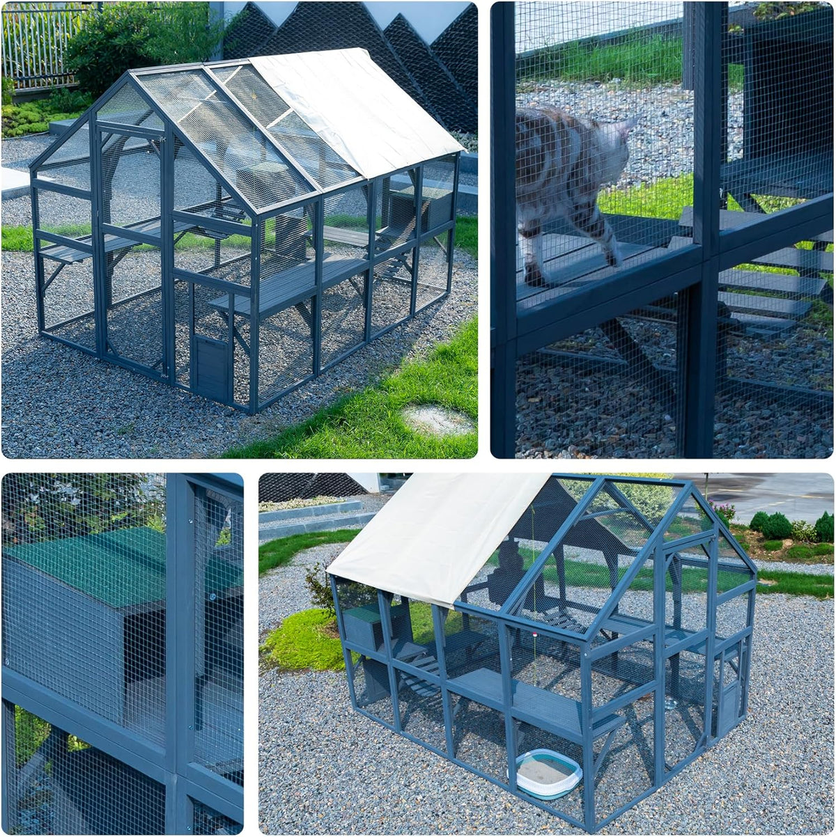 Large Catio Outdoor Cat Enclosure K114