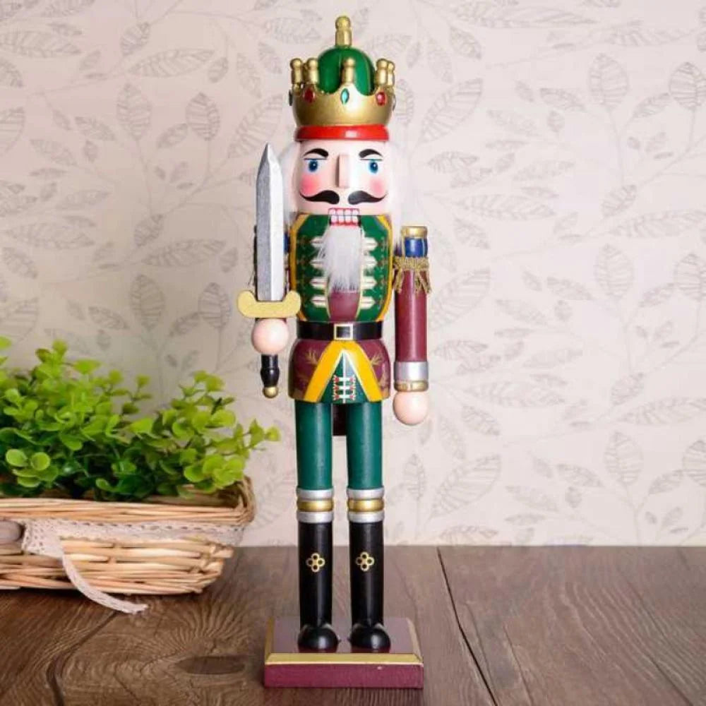 12/14/15inch Wooden Nutcracker Soldier Christmas Decoration H170