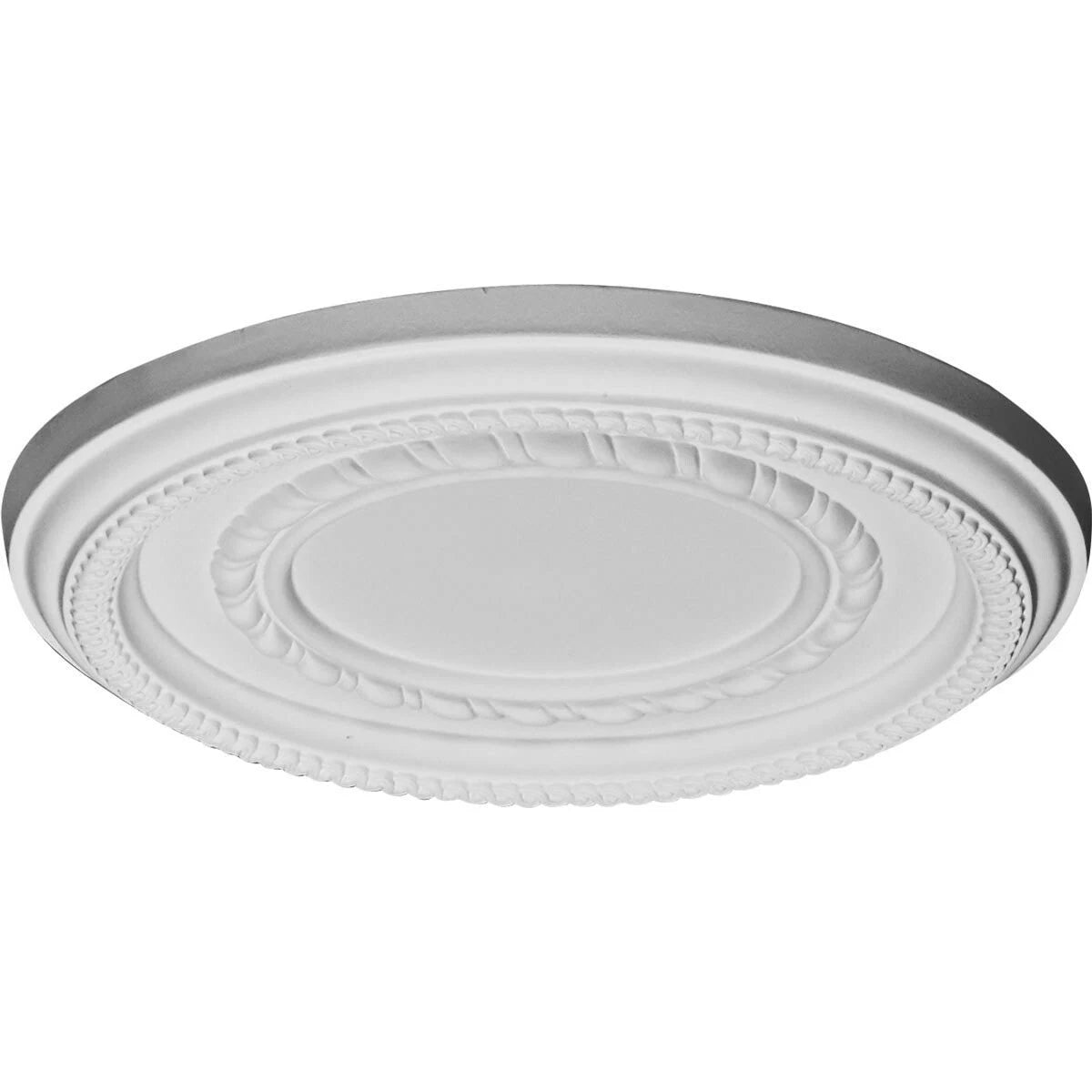 12 5/8x22OD x 1 1/8x22P Roped Ceiling Medallion H6006