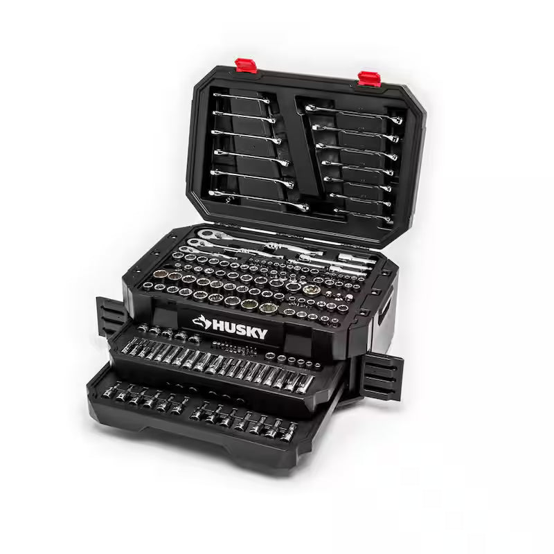 1/4 in., 3/8 in. and 1/2 in. 72-Tooth Ratchet Mechanics Tool Set (244-Piece) A3704