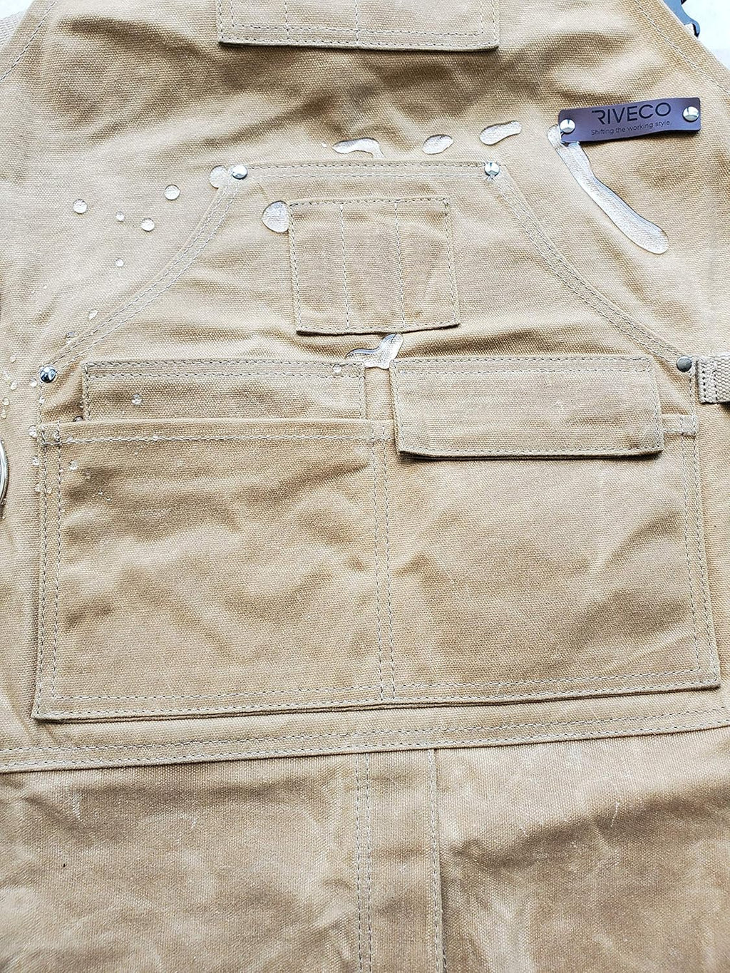 Heavy Duty Waxed Canvas Protective Apron C5402