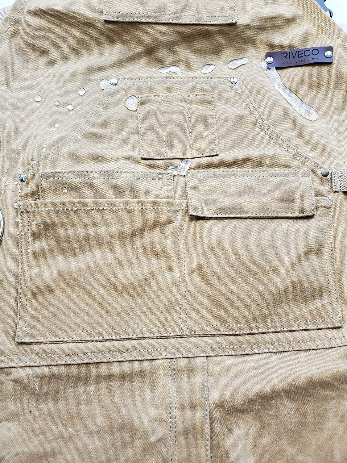 Heavy Duty Waxed Canvas Protective Apron C5402