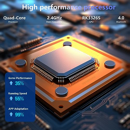 10.1-inch Android 12 tablet, 32GB ROM+2GB RAM, 2-in-1 tablet, keyboard, mouse, case, stylus, tempered film, 8-megapixel dual camera, quad-core processor, 6000mAh battery, 1280 by 800 FHD B58096