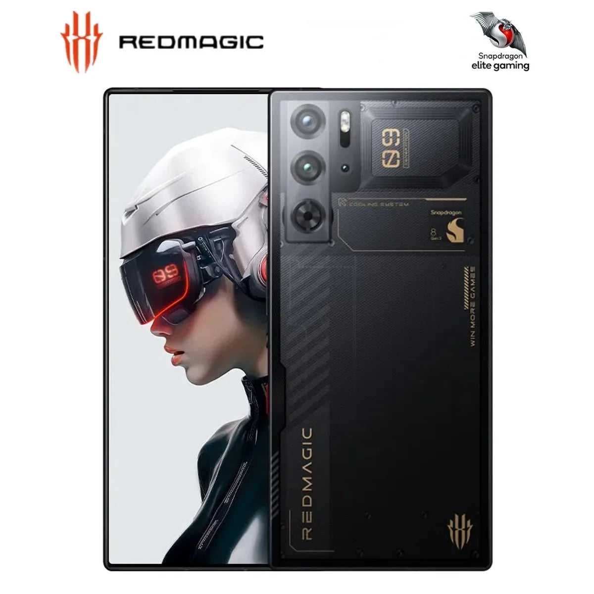 120Hz Gaming Smartphone, 6.8" AMOLED Screen, 16G+512GB, Black G25526