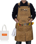 Heavy Duty Waxed Canvas Protective Apron C5402