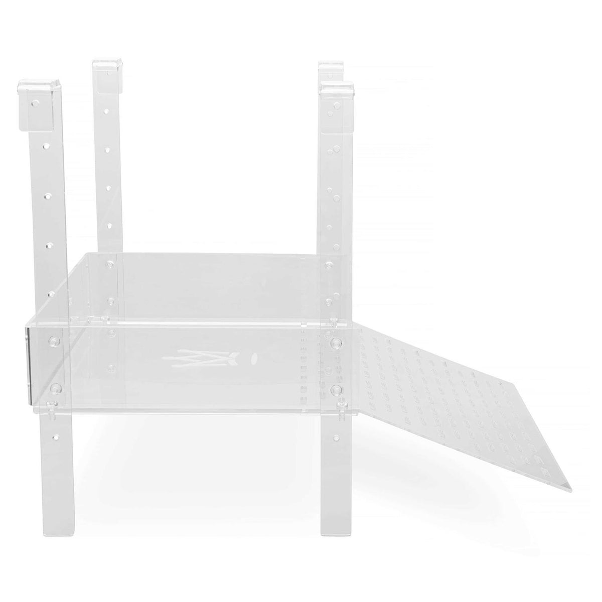 Extra Large Wide Hanging Turtle Basking Platform 17x16 Aquatic Reptile Ramp Dock with Foot Grips N858549
