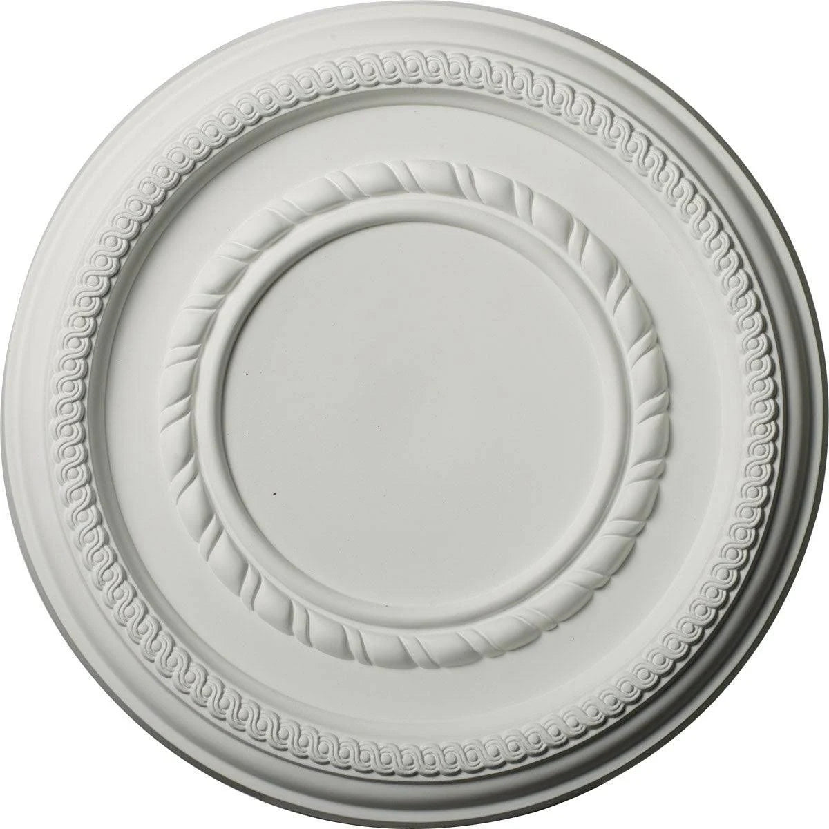 12 5/8x22OD x 1 1/8x22P Roped Ceiling Medallion H6006