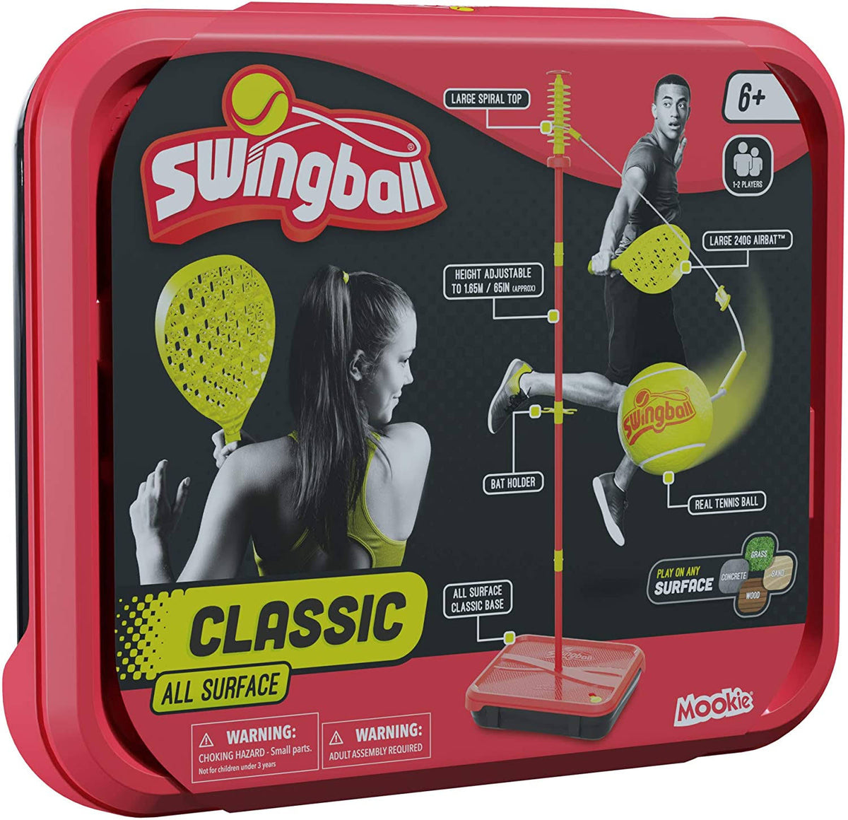 Red All Surface Swingball D288613
