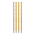 1/16 in. Titanium Drill Bit Set, 4 Piece W36603
