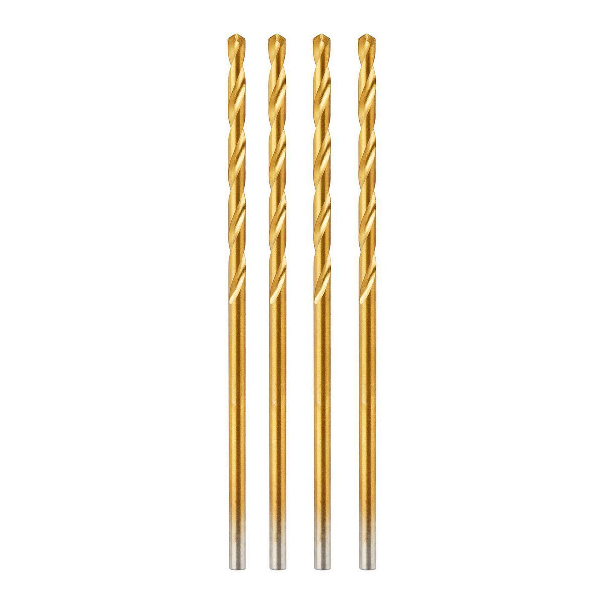 1/16 in. Titanium Drill Bit Set, 4 Piece W36603