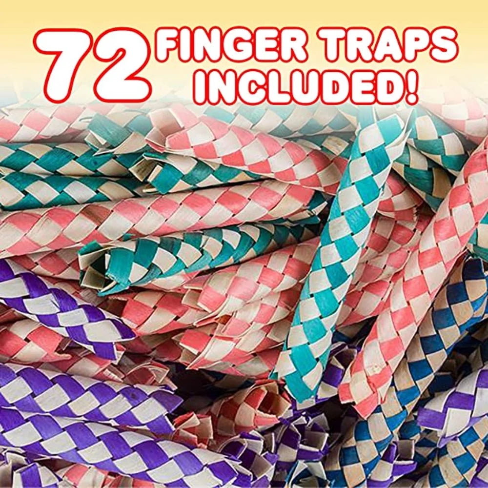 72Pcs Bamboo Finger Traps S1709